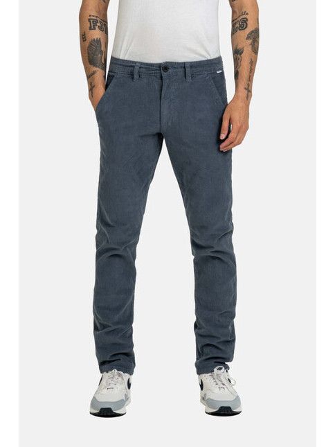 Reell Hose Flex Tapered Chino baby cord grey blue