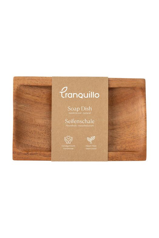 Tranquillo Seifenschale&#x20;Natural&#x20;Neem&#x20;quadratisch