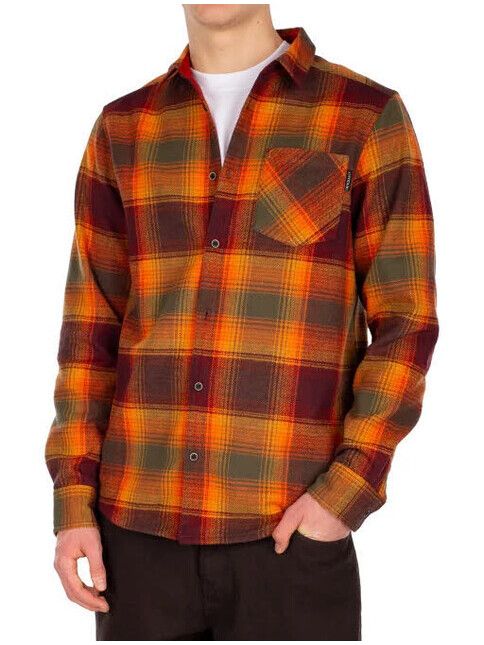 iriedaily Hemd Young Fella Shirt orange green