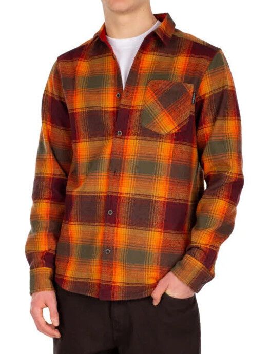 iriedaily Hemd&#x20;Young&#x20;Fella&#x20;Shirt&#x20;orange&#x20;green