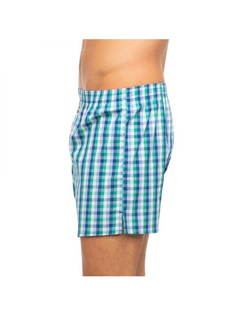 Deal Boxershort Check blau türkis