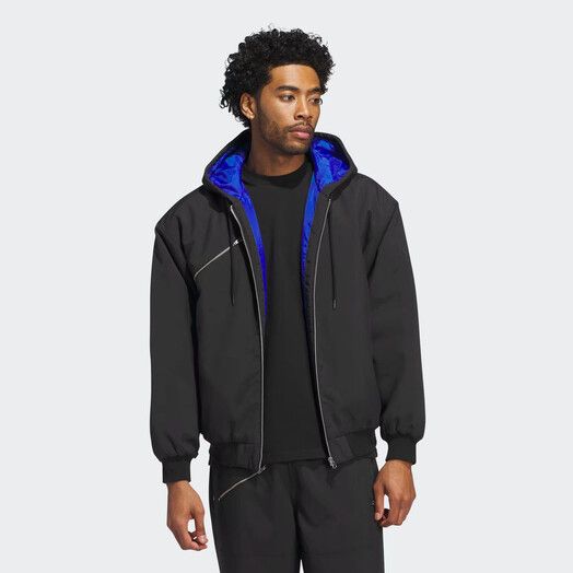 Adidas Jacke&#x20;Shmoo&#x20;Canvas&#x20;Jacket&#x20;black&#x20;royalblue