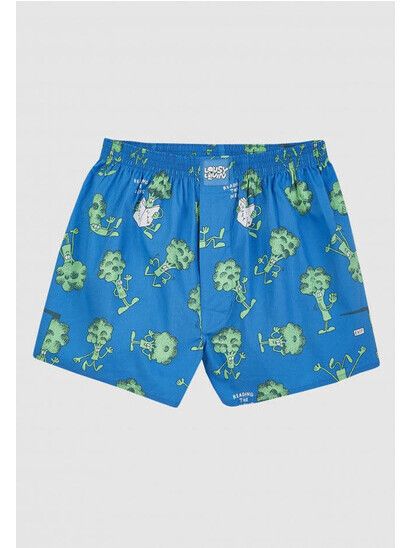 Cleptomanicx Boxershort Broccoli directoire blue