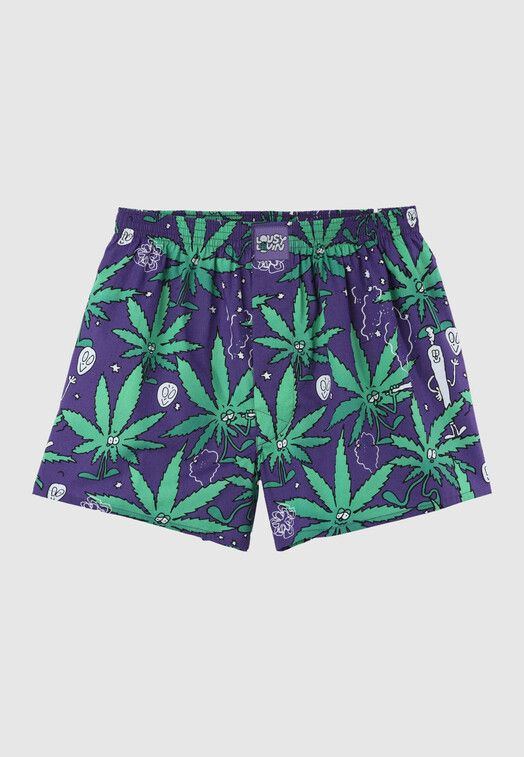 Cleptomanicx Boxershort&#x20;Weedy&#x20;purple&#x20;haze