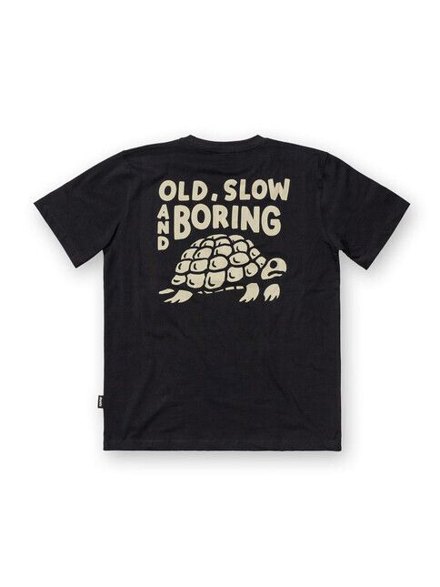 The Dudes T-Shirt Old Slow Boring T-Shirt black