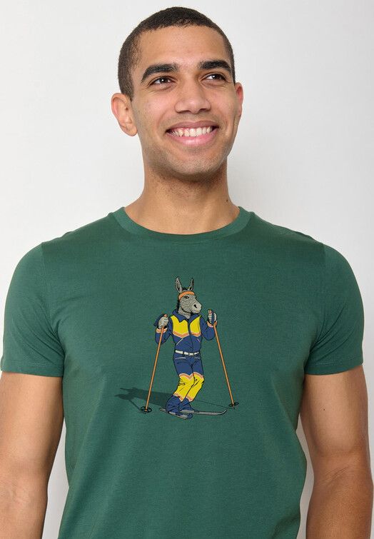 GreenBomb T-Shirt&#x20;Animal&#x20;Donkey&#x20;Ski&#x20;bottle&#x20;green