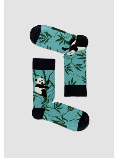 GreenBomb Socken Animal Panda light green