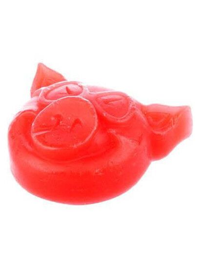 Pig Wachs Skatewax Head-Curb-Wax red