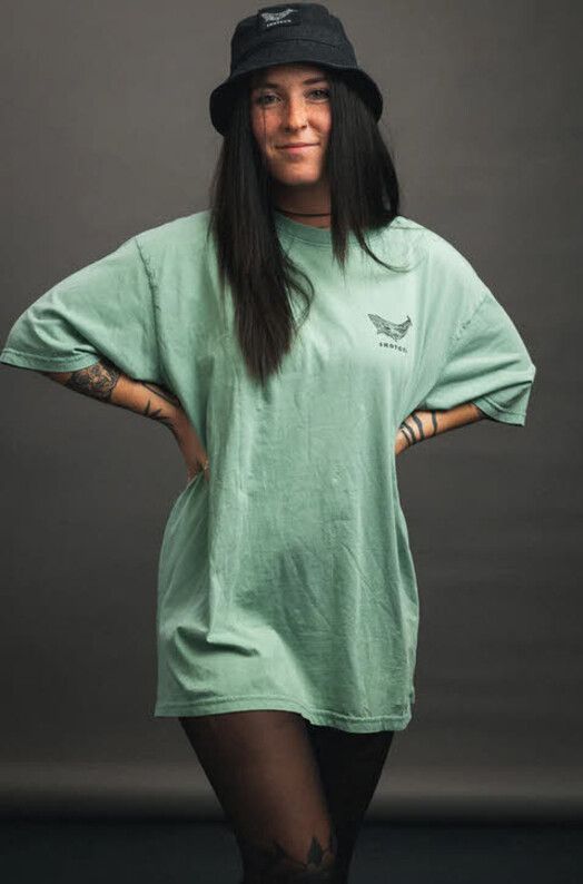 Shotgun T-Shirt&#x20;Loose&#x20;Wale&#x20;sage&#x20;green