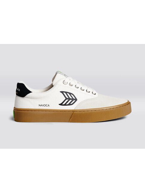 Cariuma Skateschuh Naioca Pro gum vintage white suede off-w