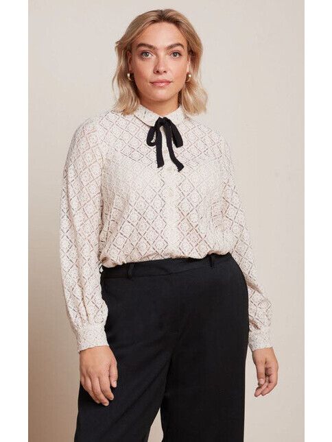 King Louie Blouse Maisie Blouse Artiste Lace ivory