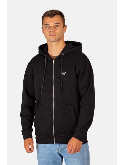 Reell Zipper Staple Logo Zip Hoodie deep balck