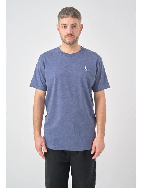 Cleptomanicx T-Shirt Embro Gull heather estate blue