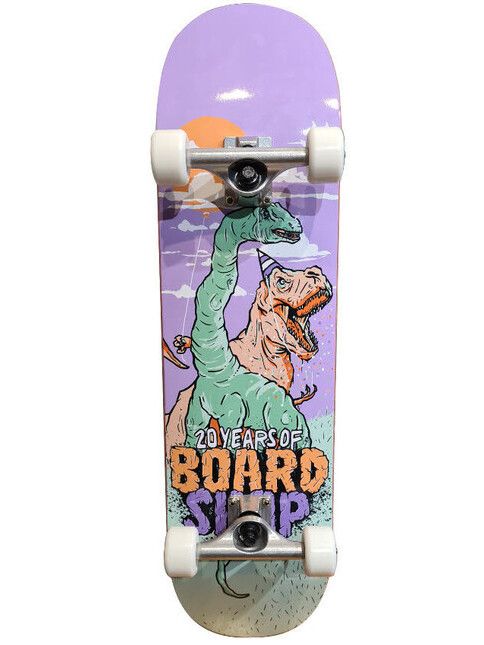 Boardshop Skateboard Dino 8.25" Anniversary 20 Years Complete