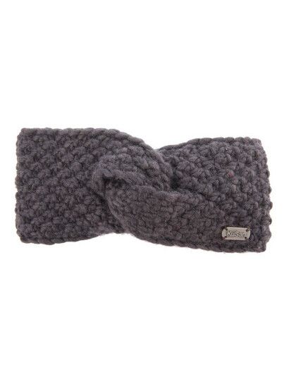 Kusan Headband - Stirnband Headband Moss Yarn charcoal