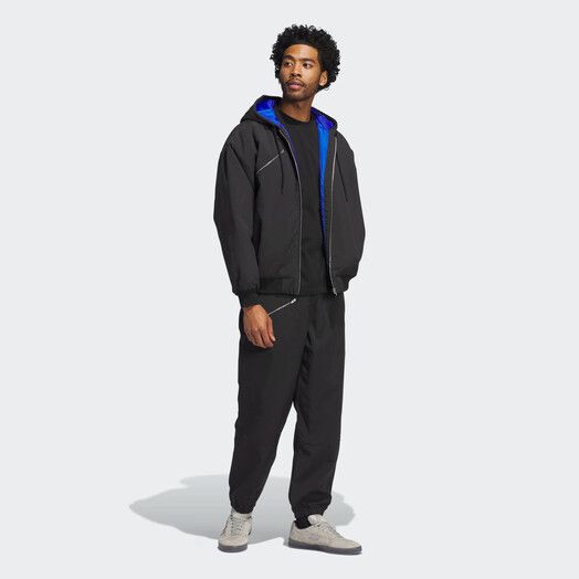 Adidas Jacke&#x20;Shmoo&#x20;Canvas&#x20;Jacket&#x20;black&#x20;royalblue