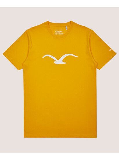 Cleptomanicx T-Shirt Möwe golden rod