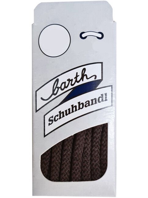 Barth Schuhbandl Schnürsenkel Sport rund  dunkelbraun