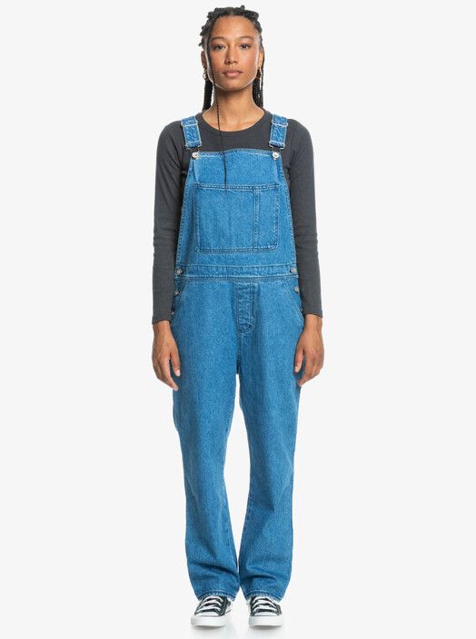 Quiksilver Women Hose&#x20;UNI&#x20;Classic&#x20;Jeans&#x20;Overall&#x20;estate&#x20;blue