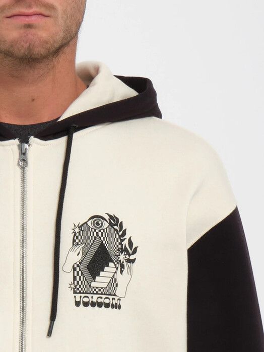 Volcom Zipper&#x20;Watanite&#x20;Zip&#x20;Fleece&#x20;dirty&#x20;white