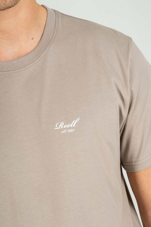 Reell T-Shirt&#x20;Staple&#x20;Logo&#x20;T-Shirt&#x20;stone&#x20;satellite