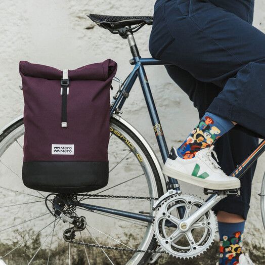 MeroMero Rucksack&#x20;Annecy&#x20;aubergine&#x2F;cream