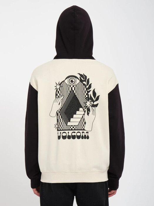 Volcom Zipper&#x20;Watanite&#x20;Zip&#x20;Fleece&#x20;dirty&#x20;white