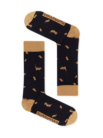 GreenBomb Socken Animal Meerkat black