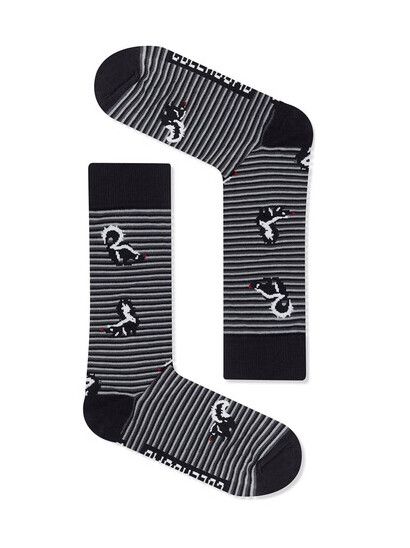 GreenBomb Socken Animal Skunk black