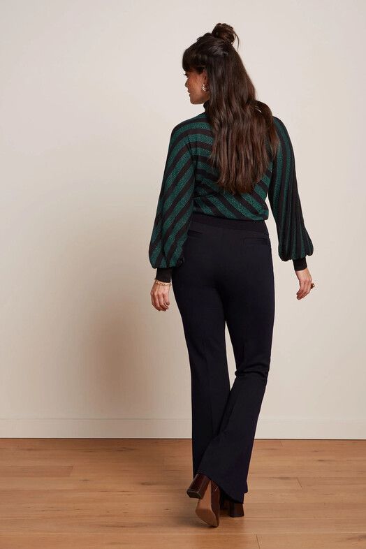 King Louie Pullover&#x20;Tina&#x20;Top&#x20;Spiro&#x20;Stripe&#x20;pine&#x20;green