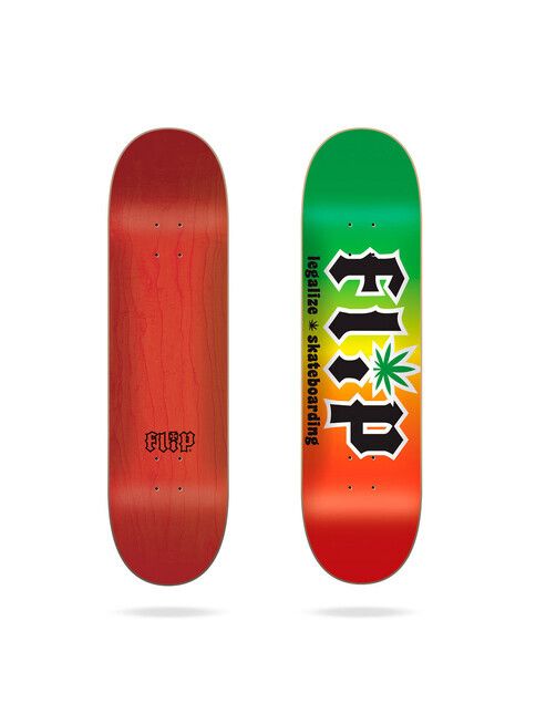 Flip Skateboard HKD Legalize Rasta 8.25