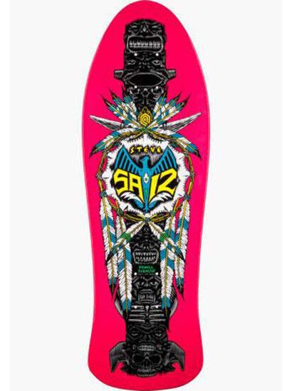 Powell-Peralta Skateboard Steve Saiz Totem 10.0 pink