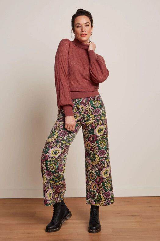 King Louie Hose&#x20;Paige&#x20;Flare&#x20;Pants&#x20;Tulsa&#x20;black