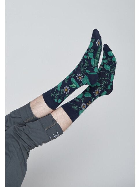 GreenBomb Socken Nature Waterlilly blue