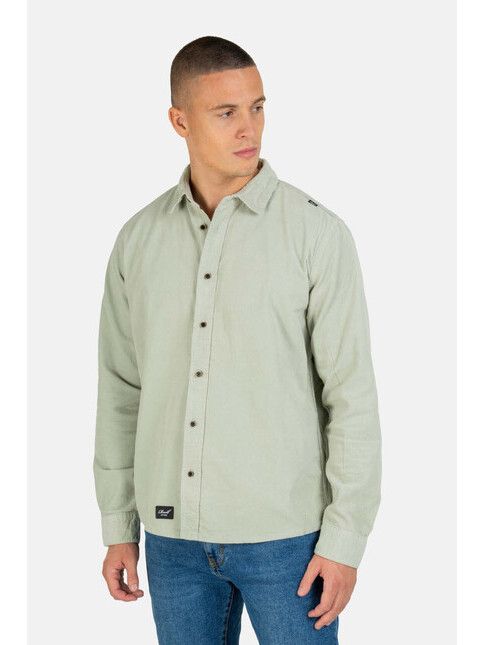 Reell Hemd Strike Shirt aqua grey