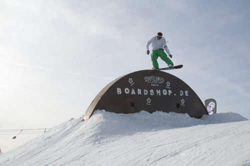 KN drueckt nen Noseslide - Pic Kim the Butcher